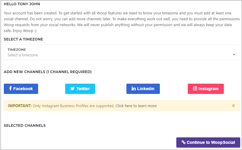 Review of Woop The Free Social Media Scheduler Tool for Beginners